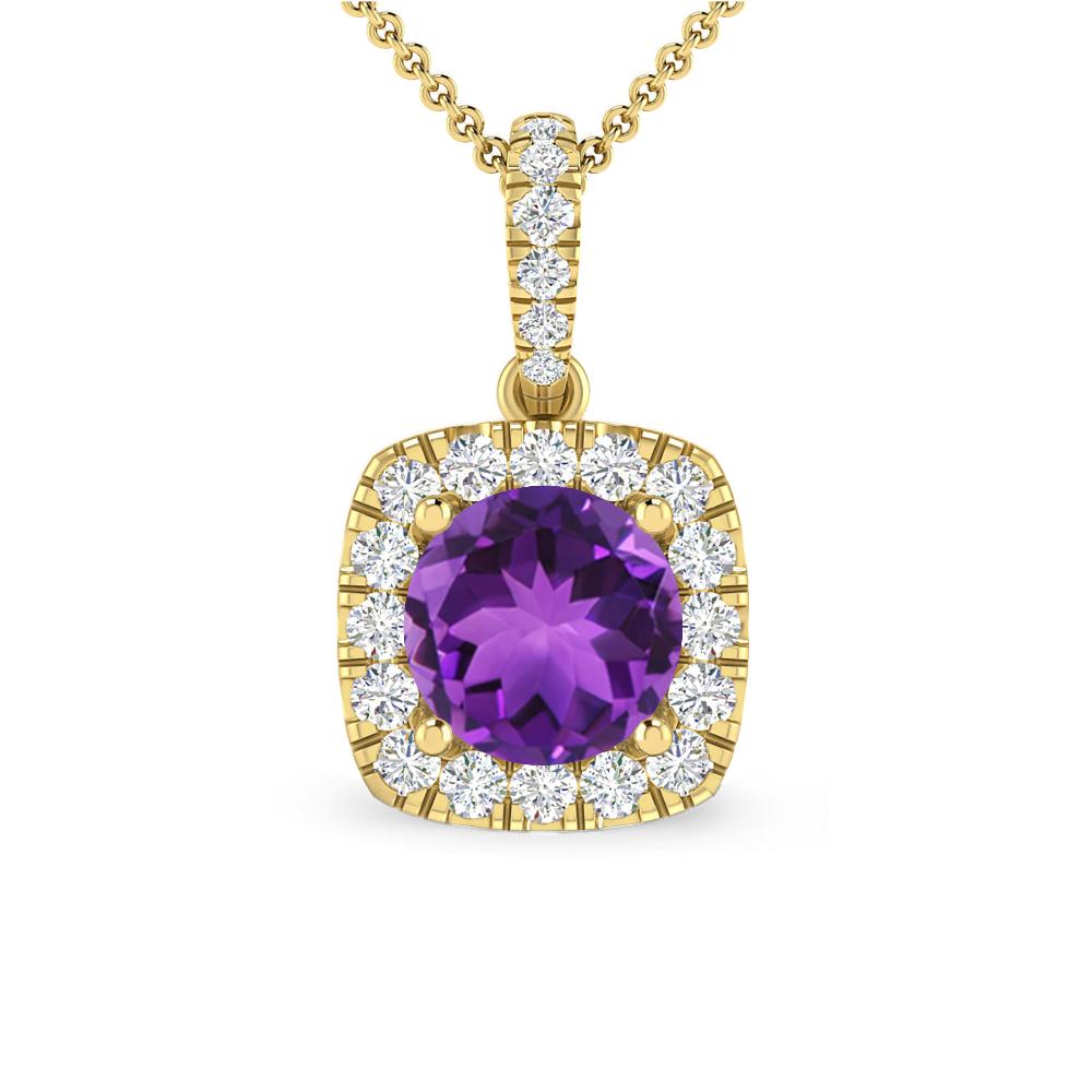 Yellow Gold - Amethyst