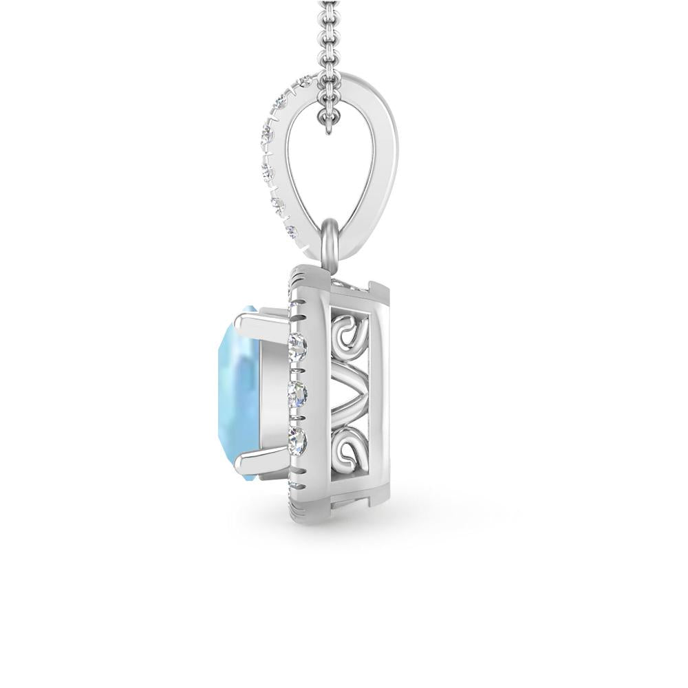 White Gold - Aquamarine