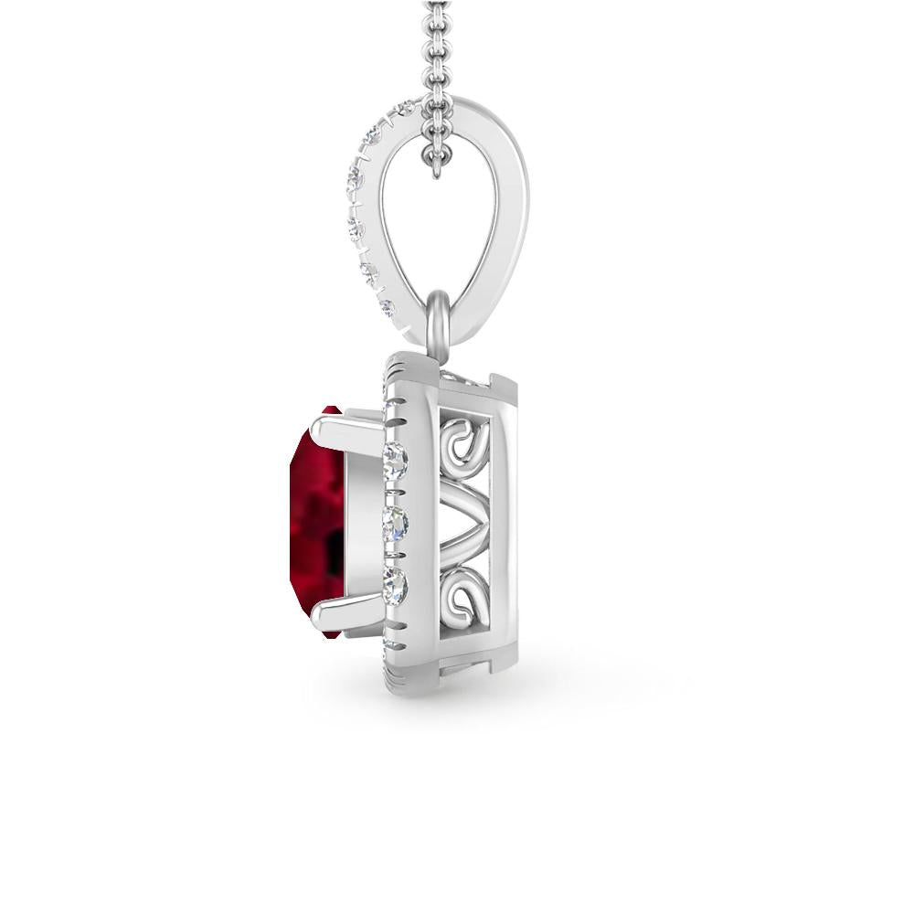 White Gold - Garnet