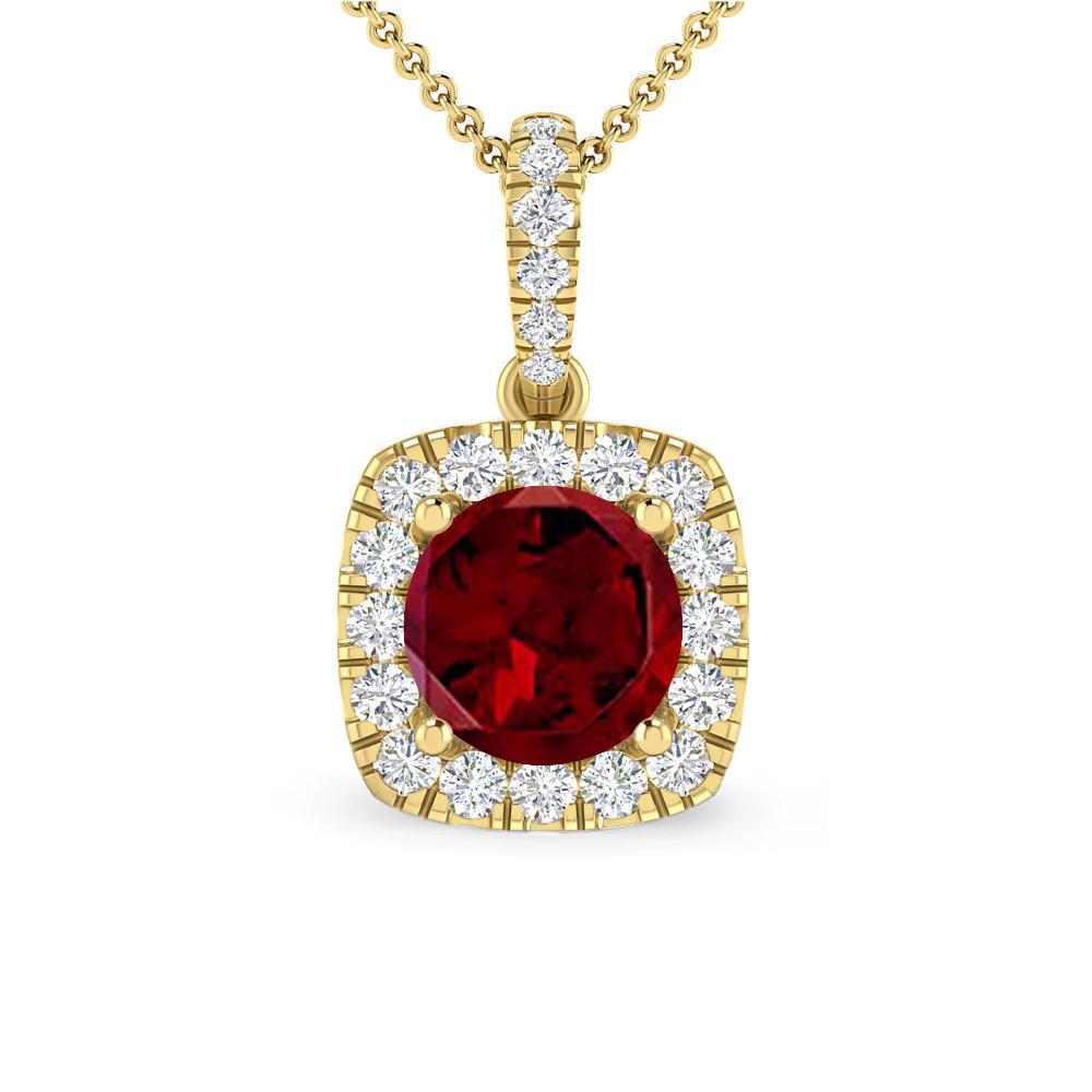 Yellow Gold - Garnet