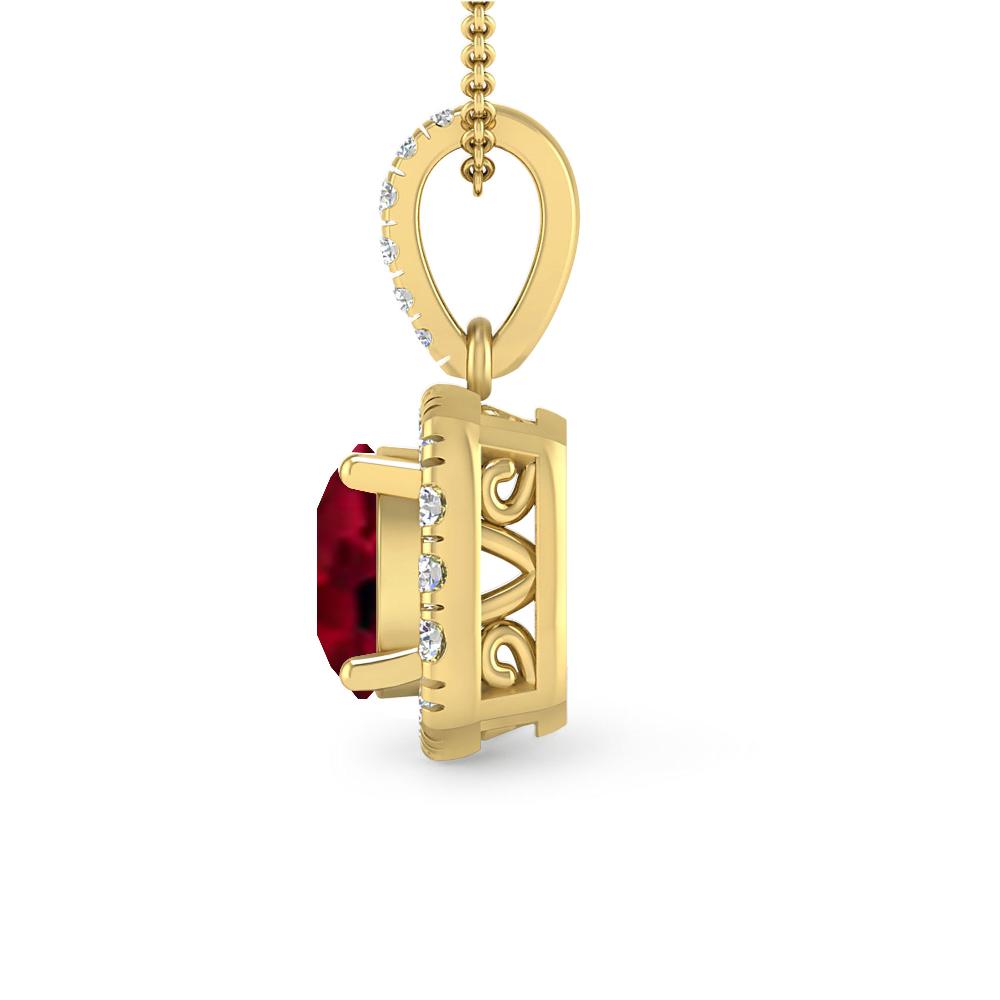 Yellow Gold - Garnet