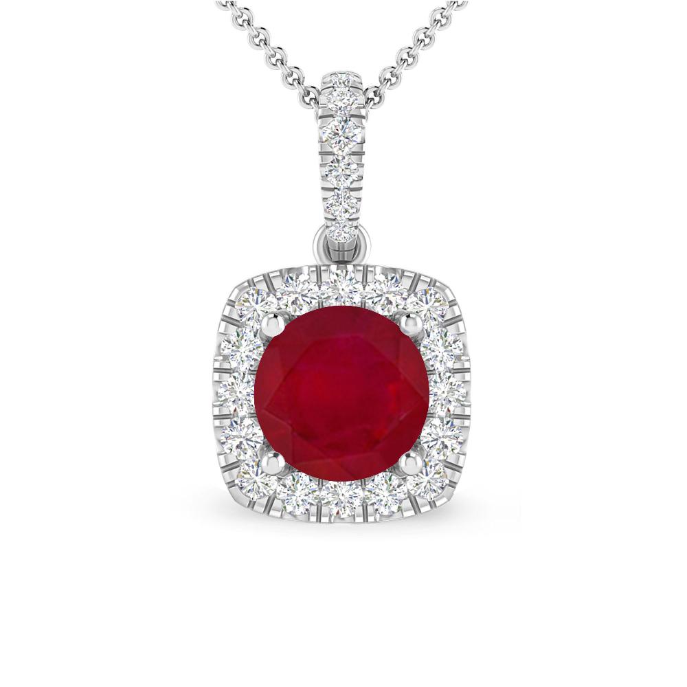 White Gold - Ruby