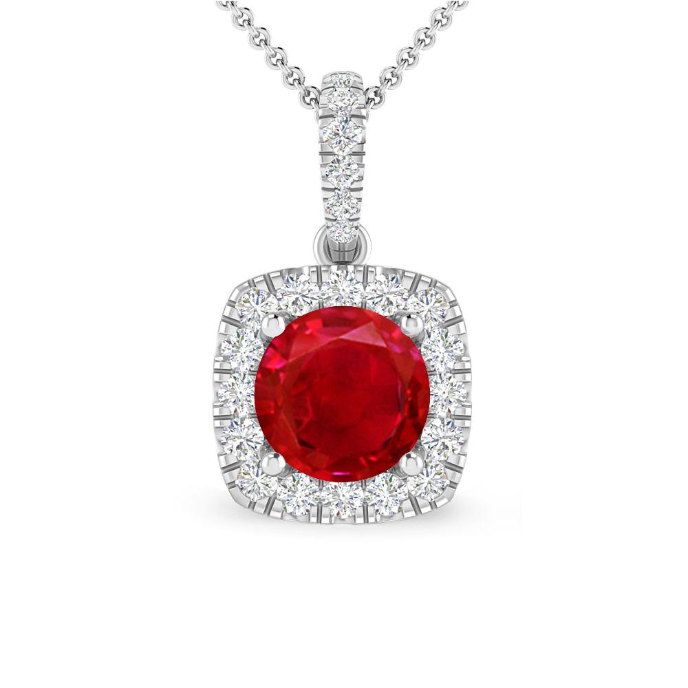 White Gold - Ruby