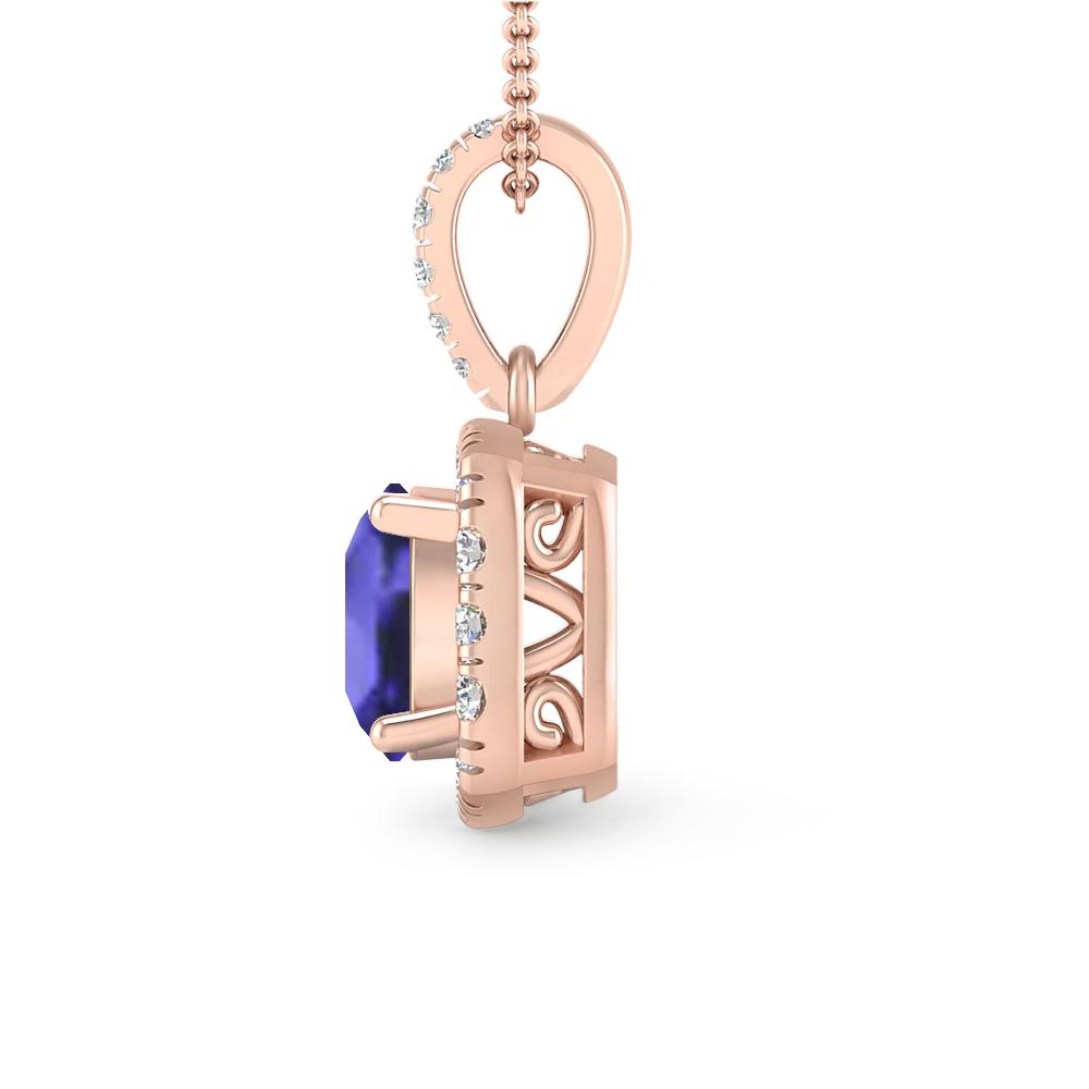 Rose Gold - Tanzanite