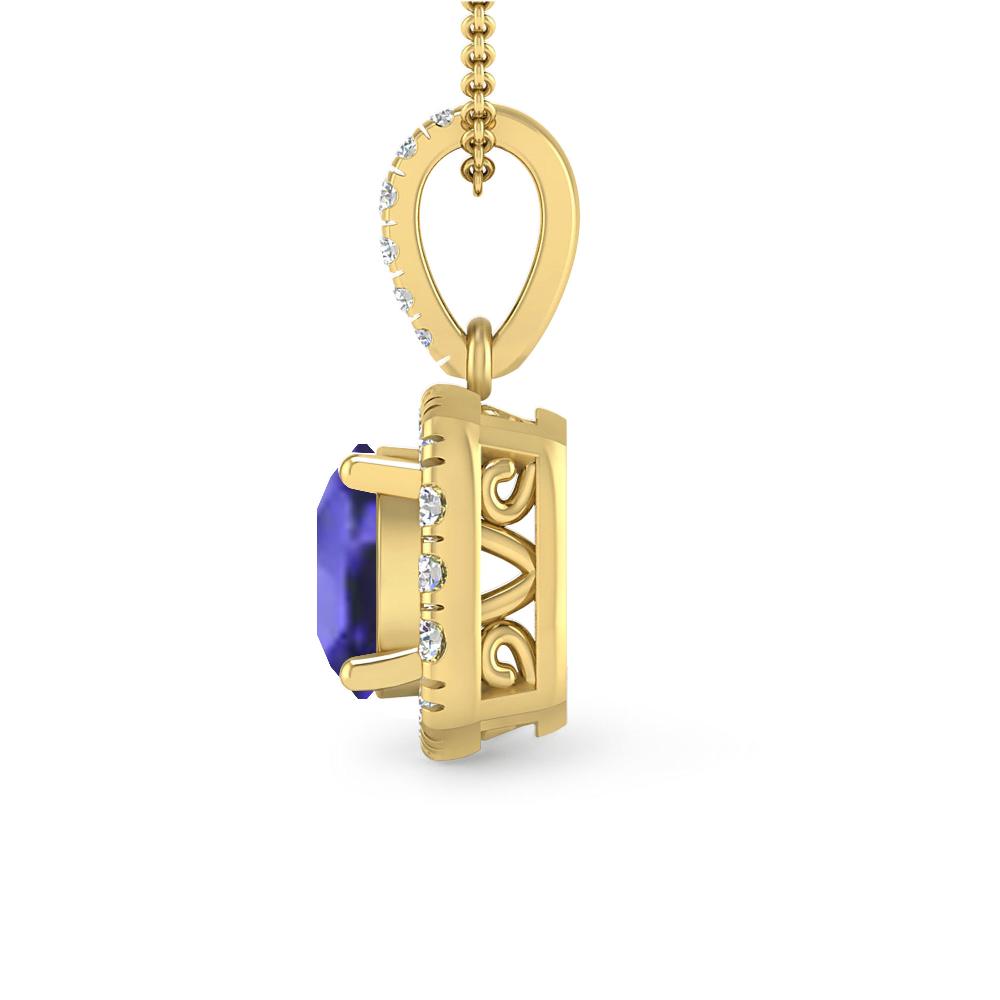 Yellow Gold - Tanzanite