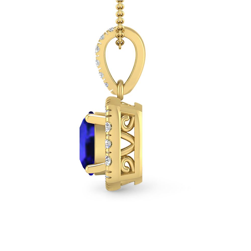 Yellow Gold - Tanzanite