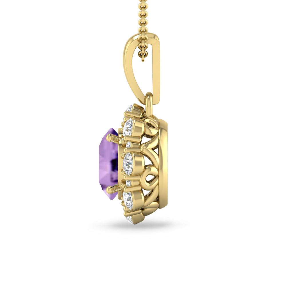 Yellow Gold - Amethyst