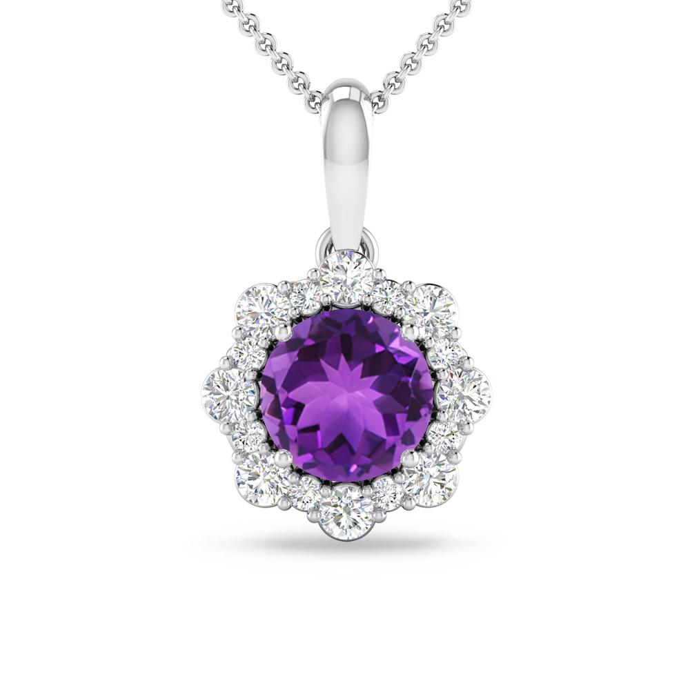 White Gold - Amethyst