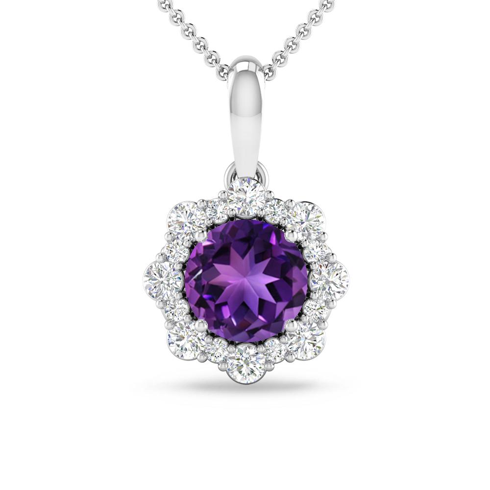 White Gold - Amethyst