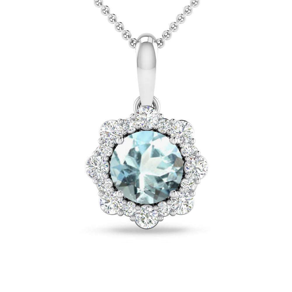 White Gold - Aquamarine