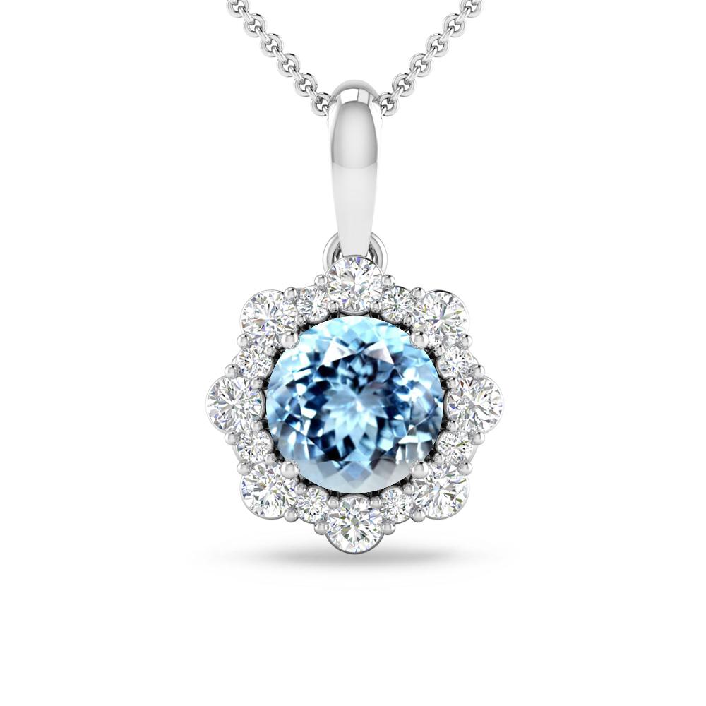 White Gold - Aquamarine