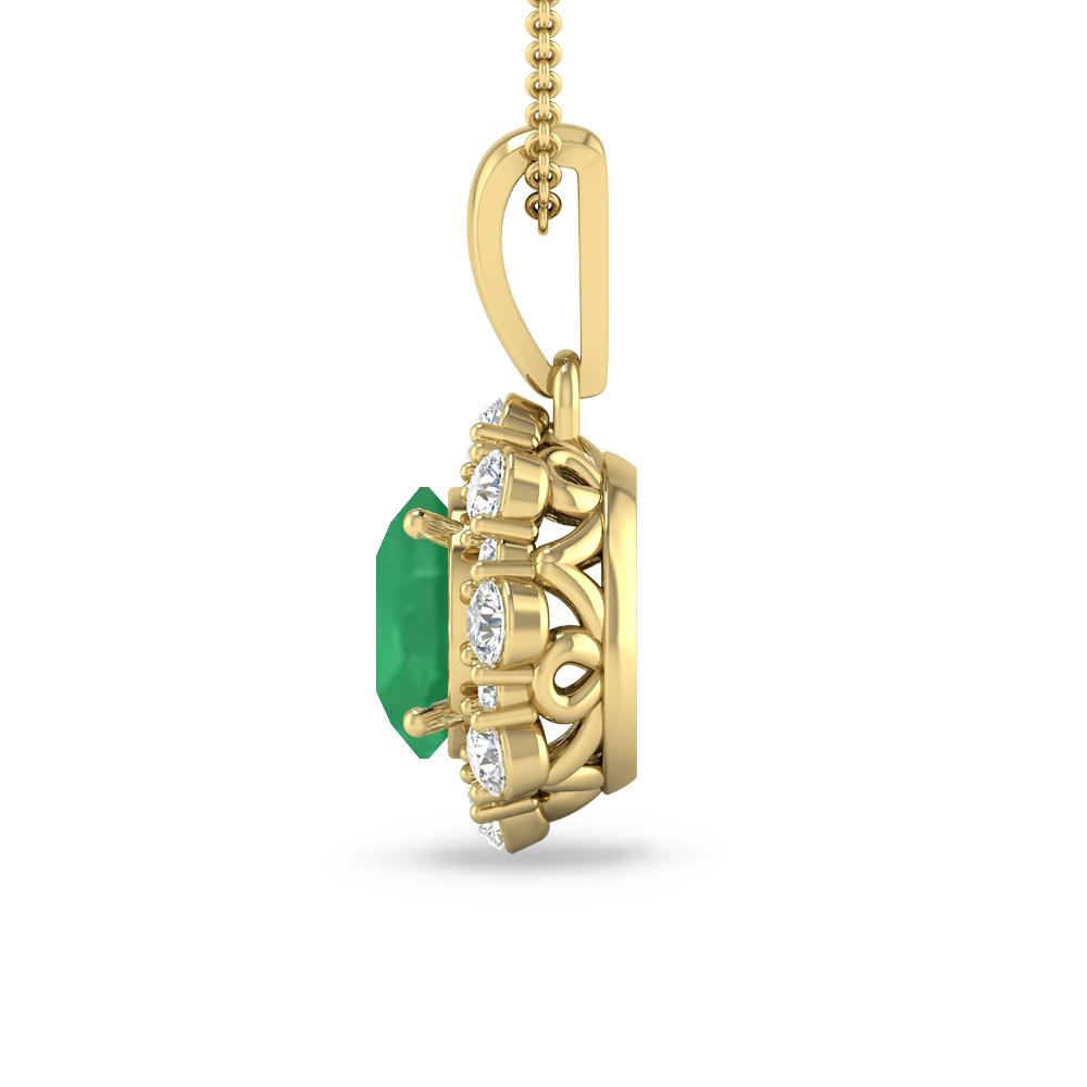 Yellow Gold - Emerald