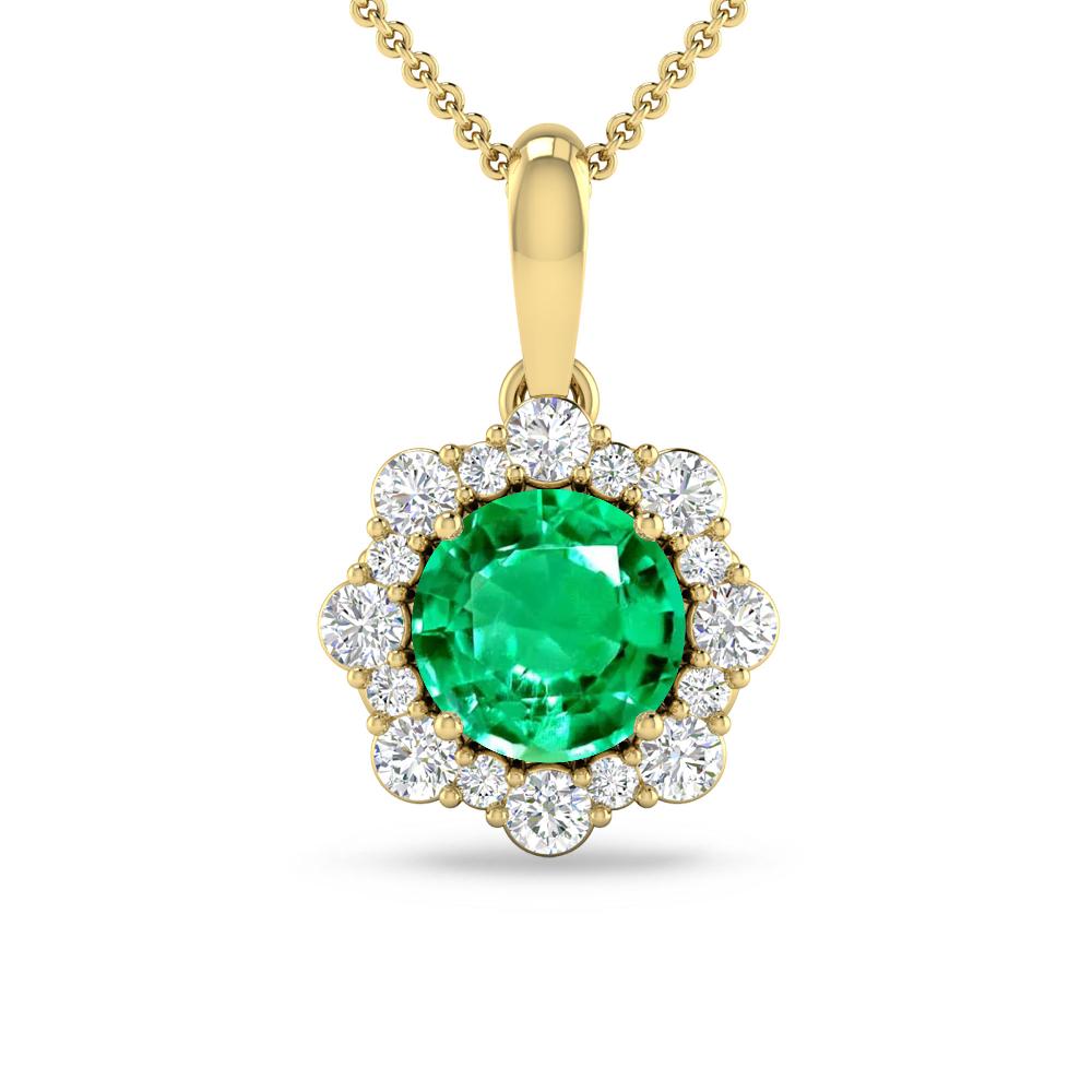 Yellow Gold - Emerald
