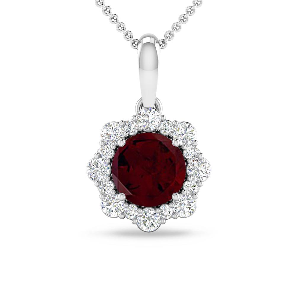 White Gold - Garnet