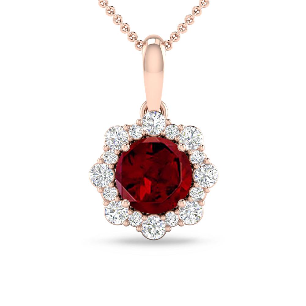 Rose Gold - Garnet