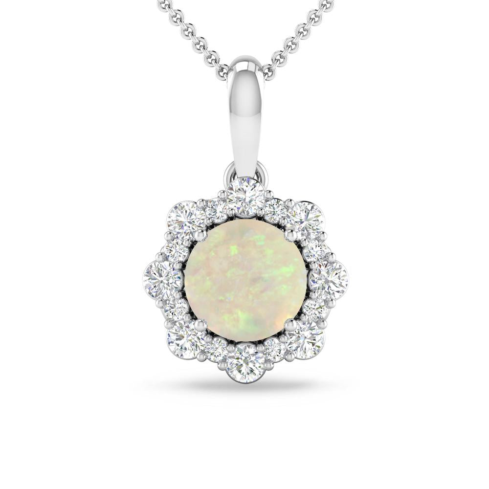 White Gold - Opal