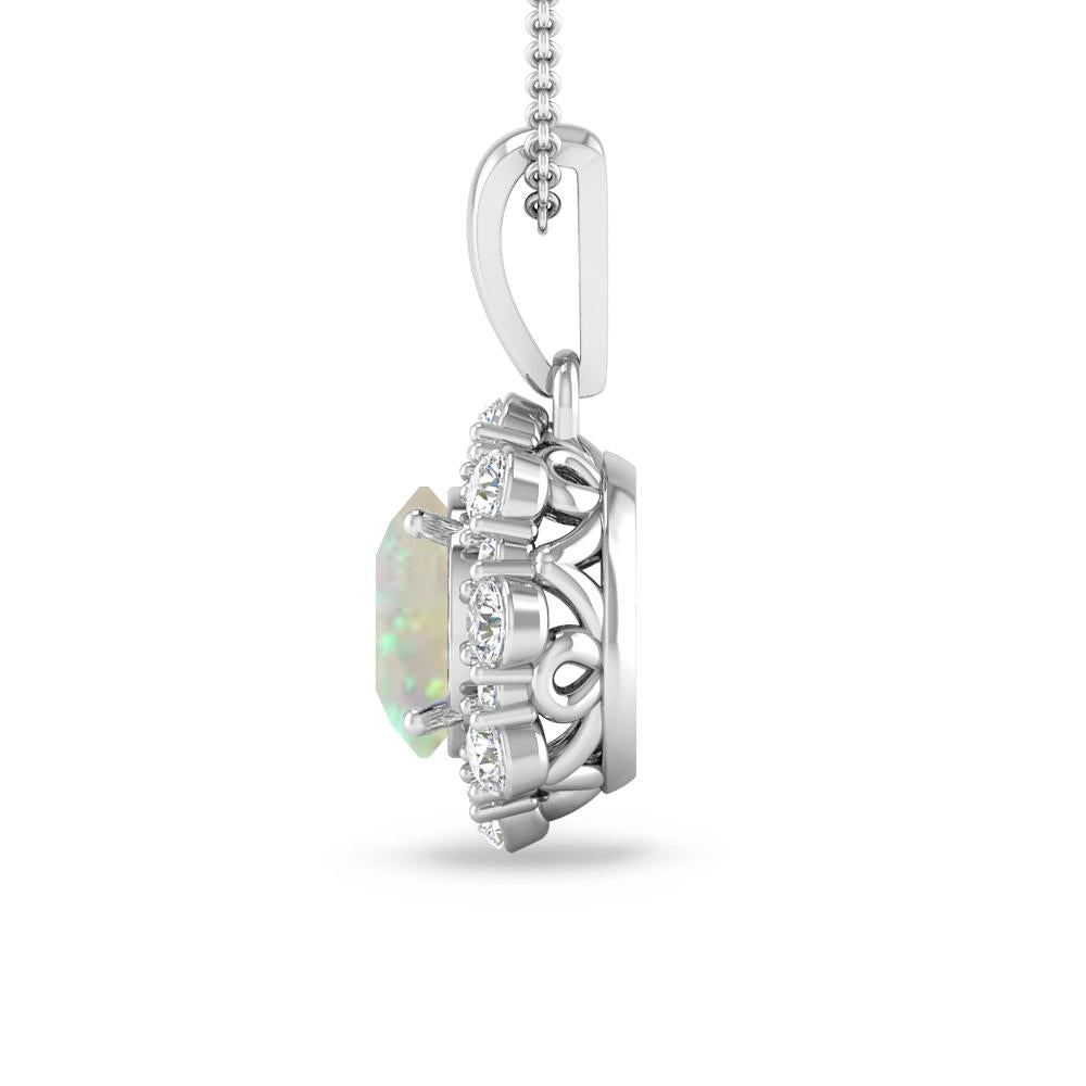 White Gold - Opal