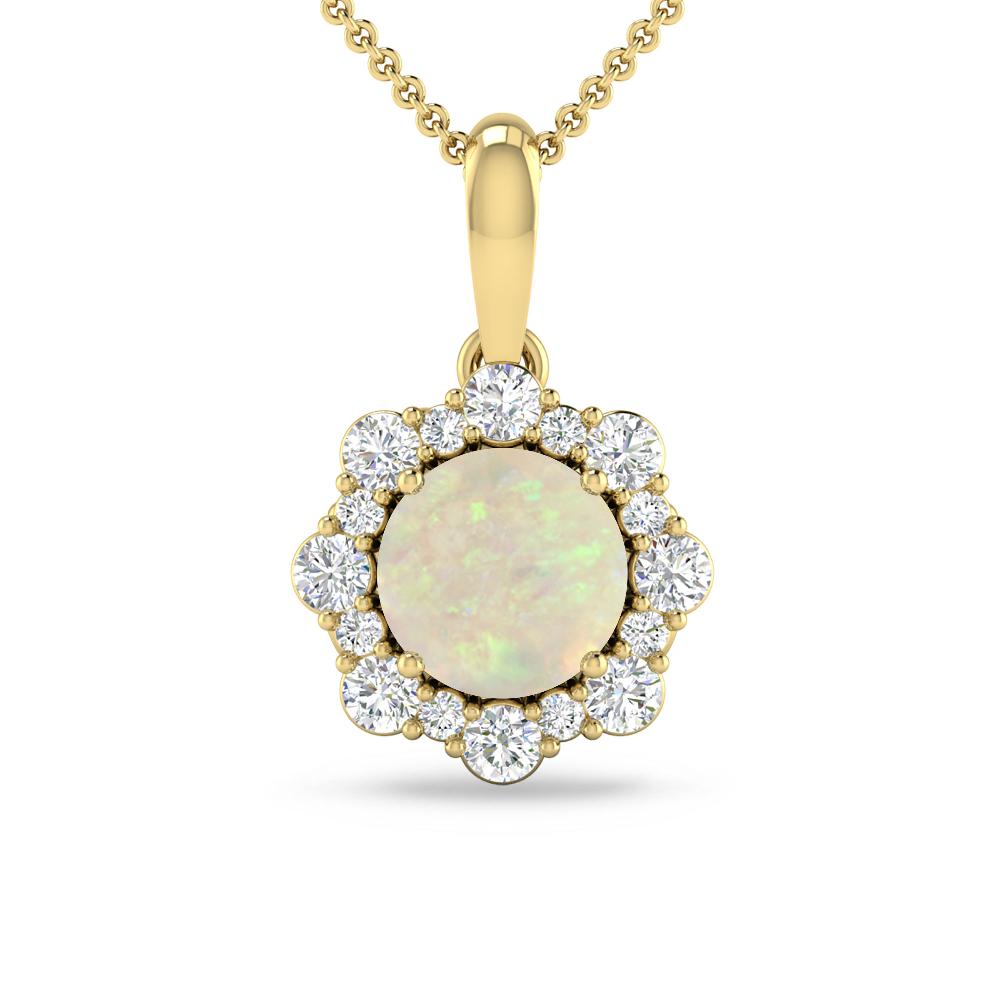 Yellow Gold - Opal