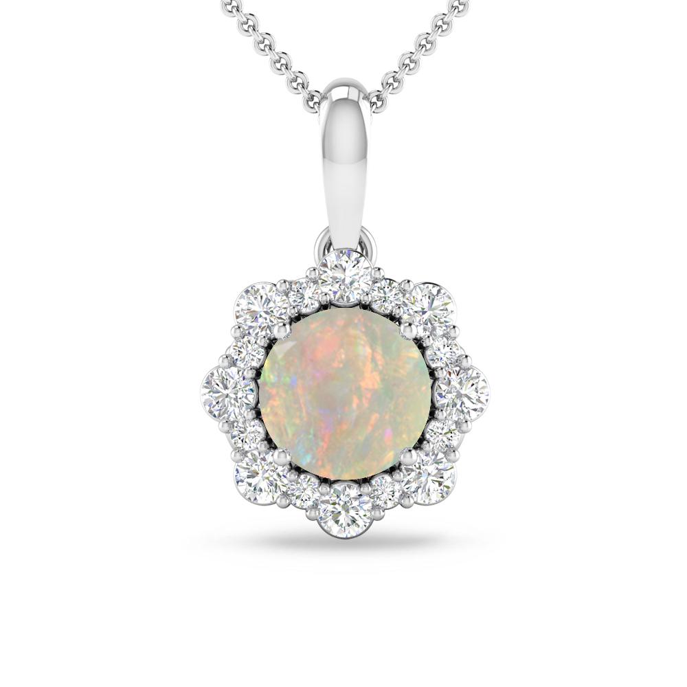White Gold - Opal