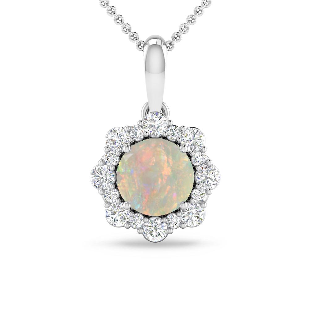 White Gold - Opal