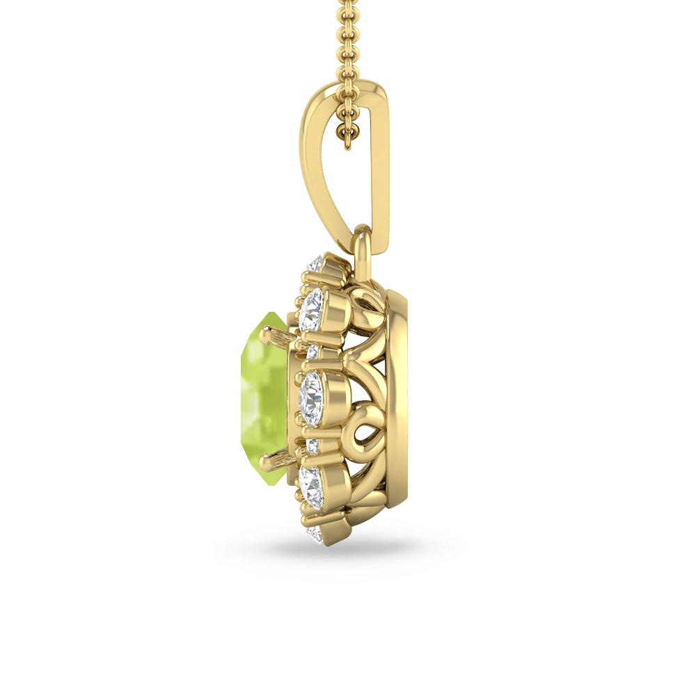 Yellow Gold - Peridot