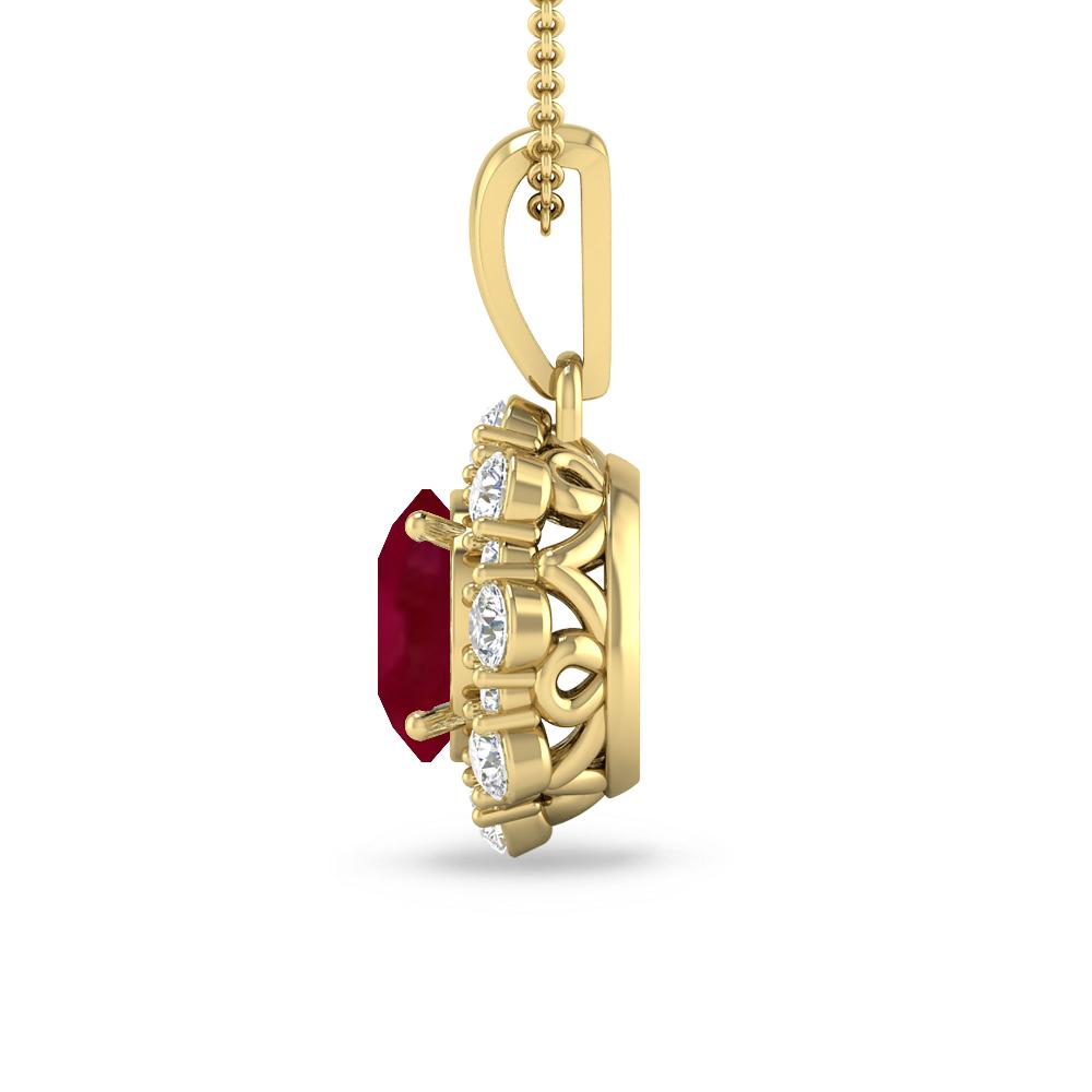 Yellow Gold - Ruby