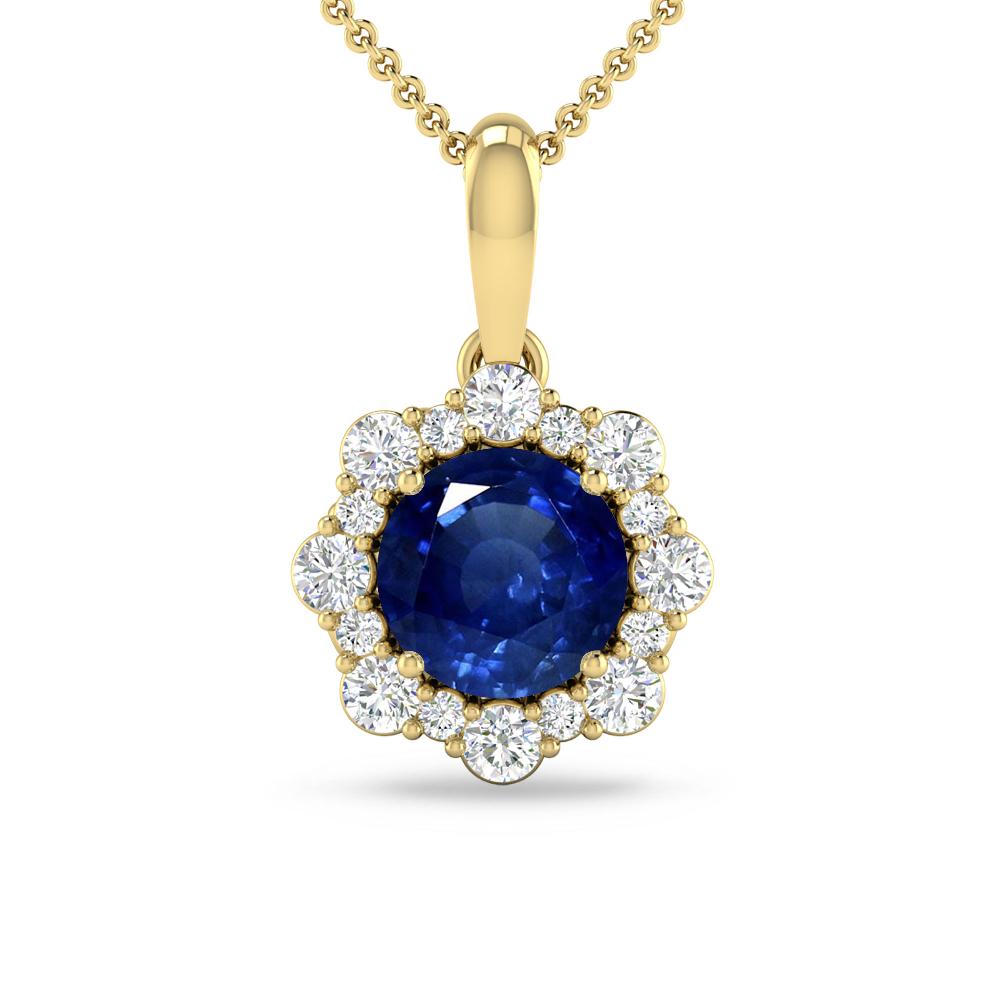 Yellow Gold - Sapphire