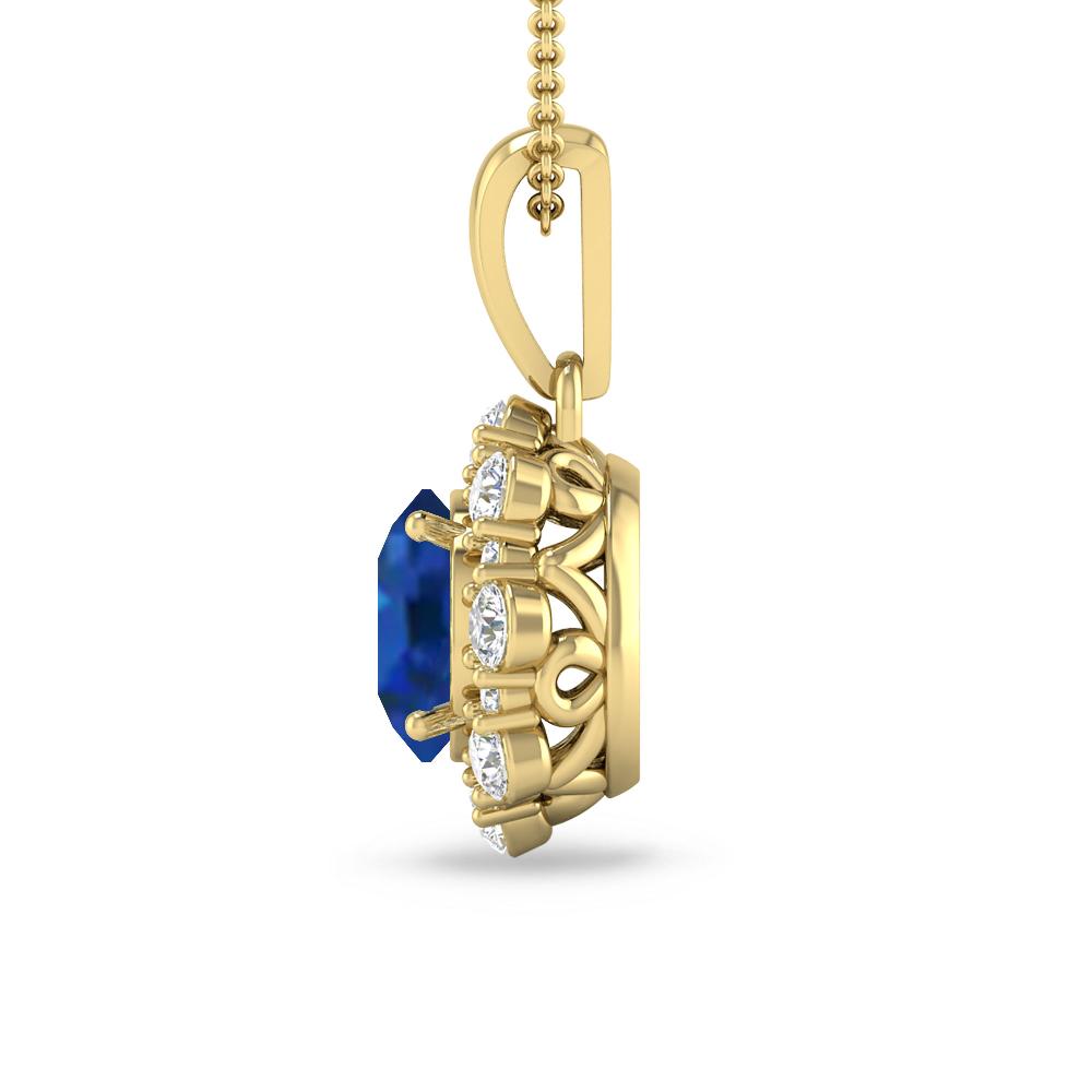 Yellow Gold - Sapphire