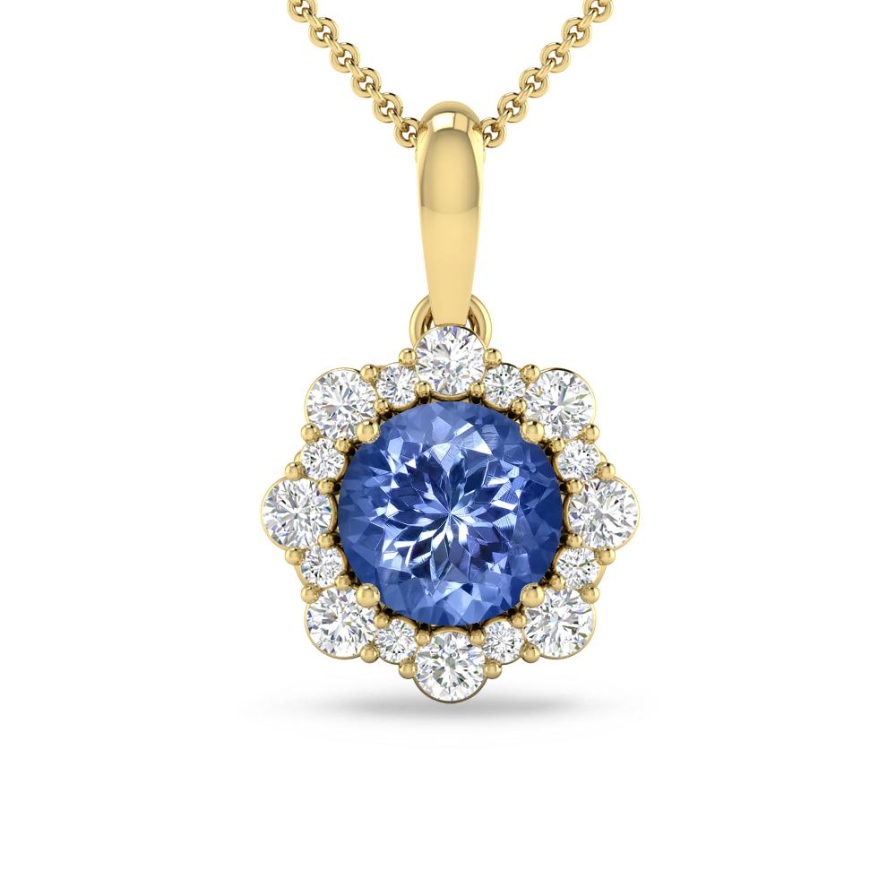 Yellow Gold - Tanzanite