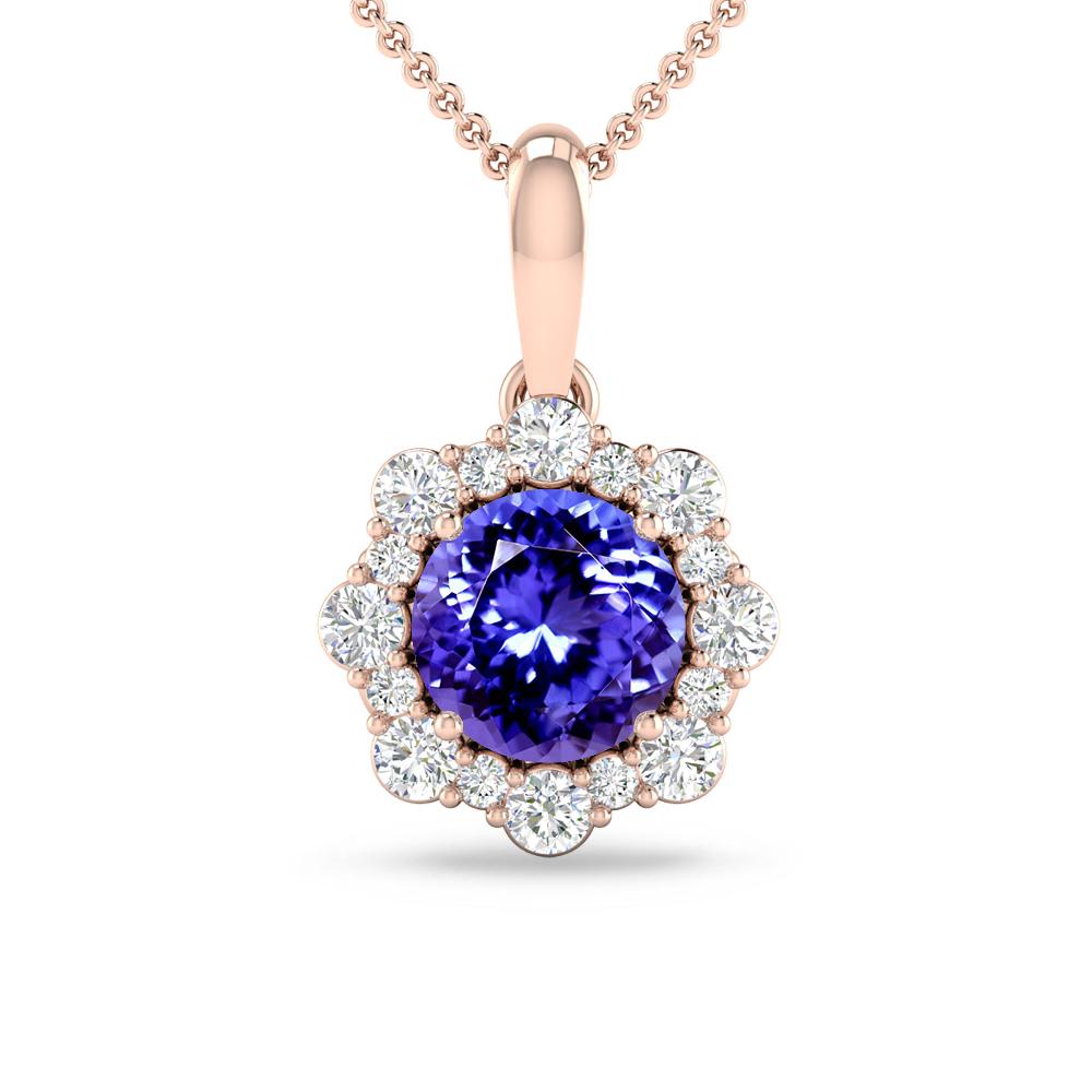 Rose Gold - Tanzanite