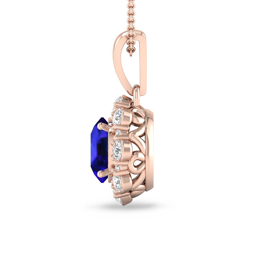 Rose Gold - Tanzanite