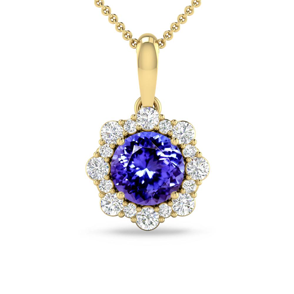 Yellow Gold - Tanzanite