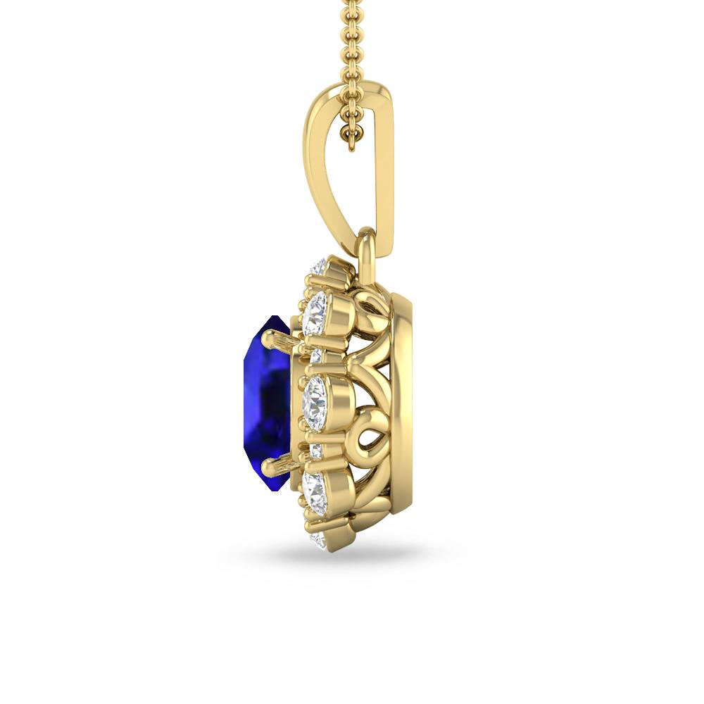 Yellow Gold - Tanzanite