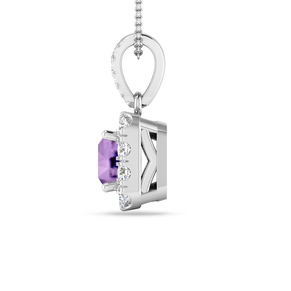 White Gold - Amethyst