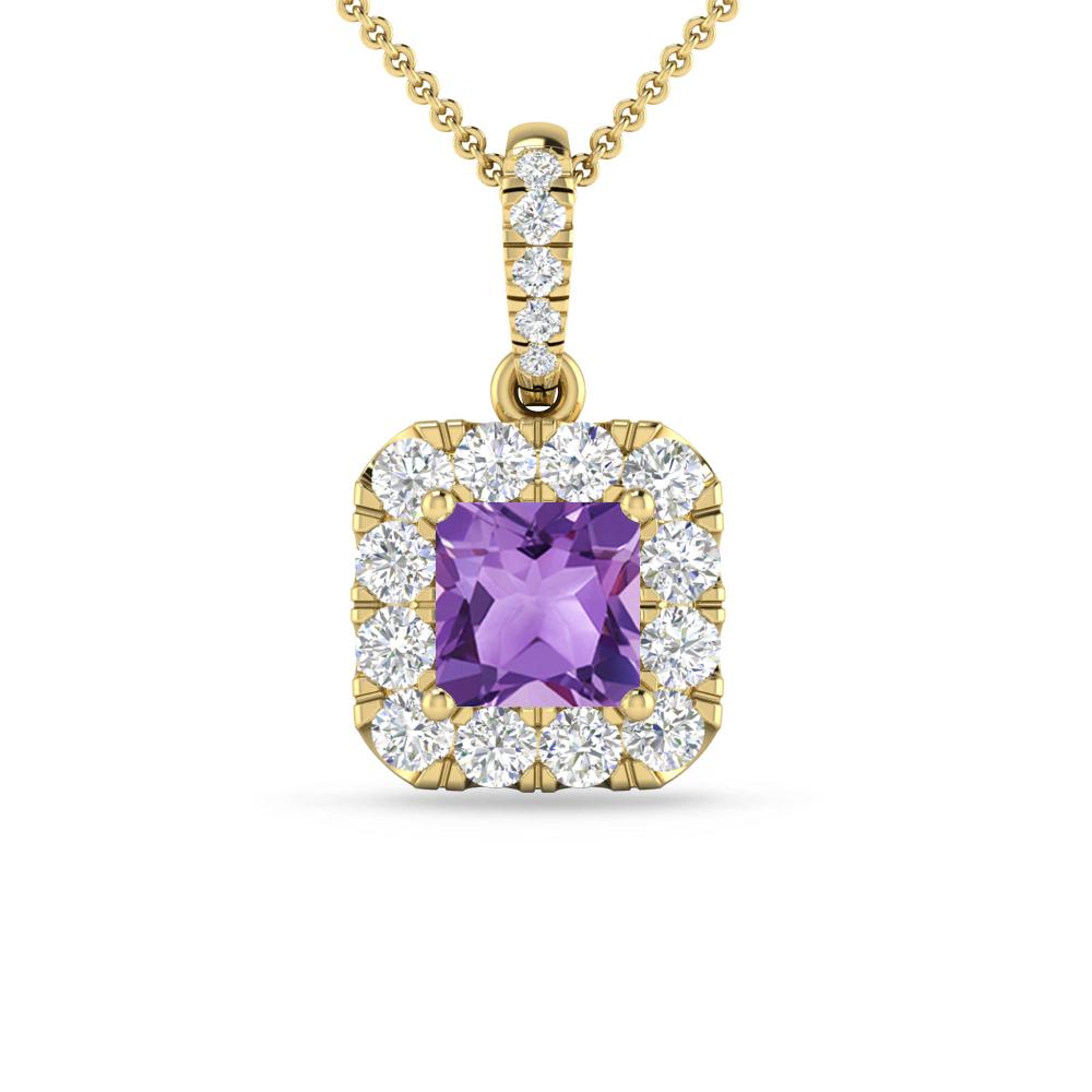 Yellow Gold - Amethyst