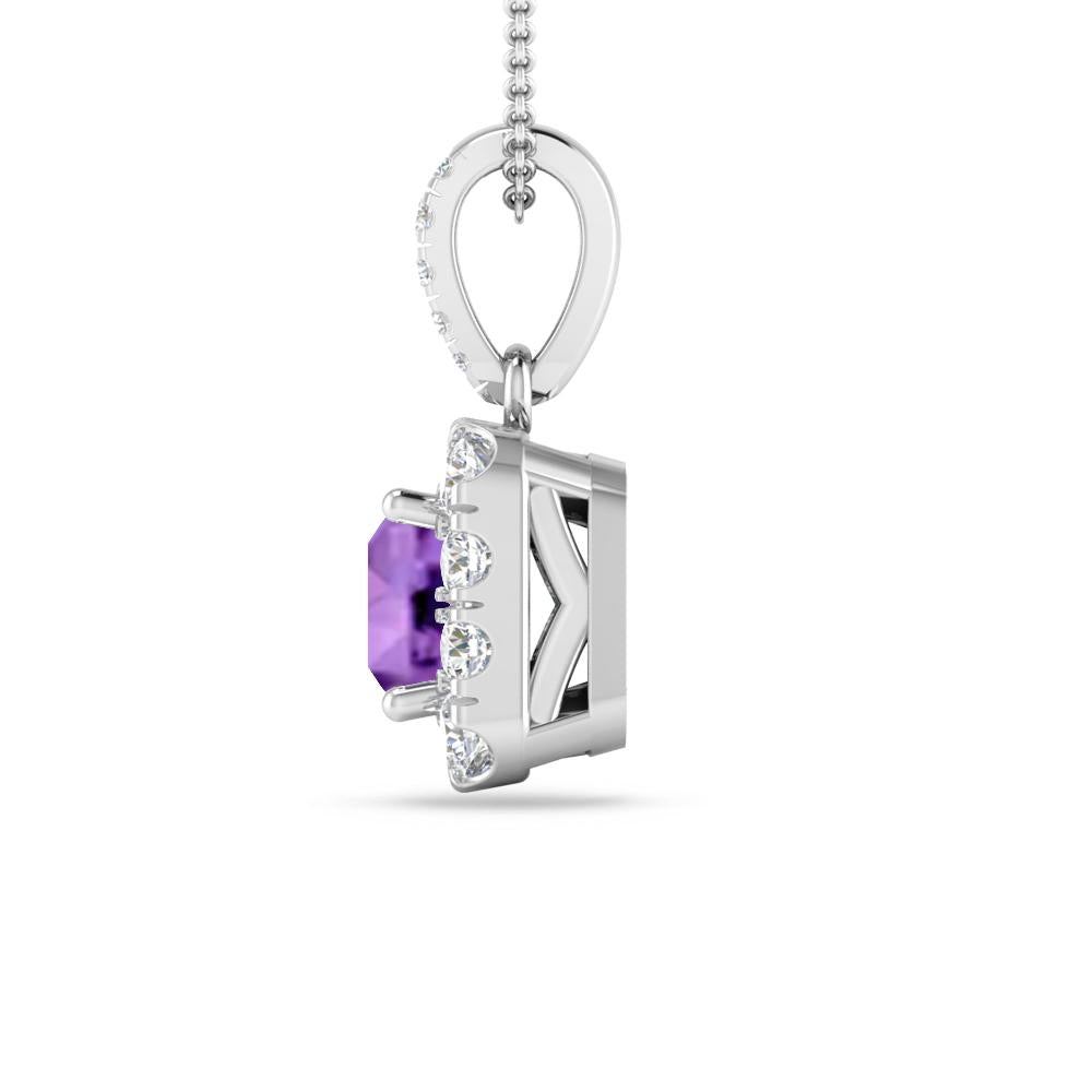 White Gold - Amethyst