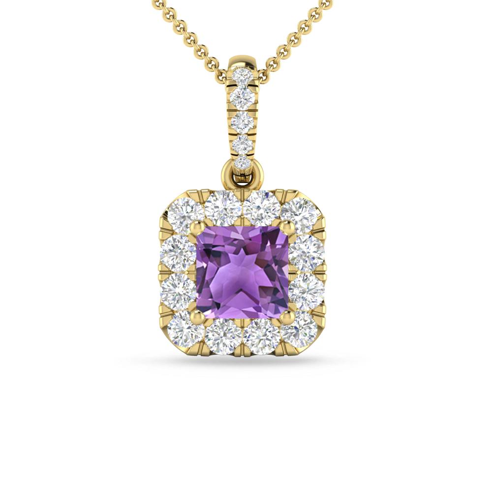 Yellow Gold - Amethyst