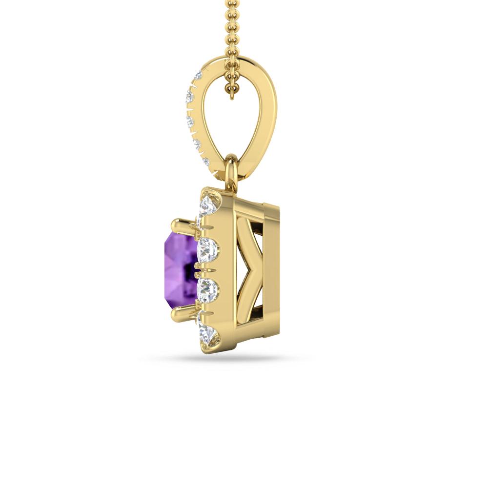 Yellow Gold - Amethyst