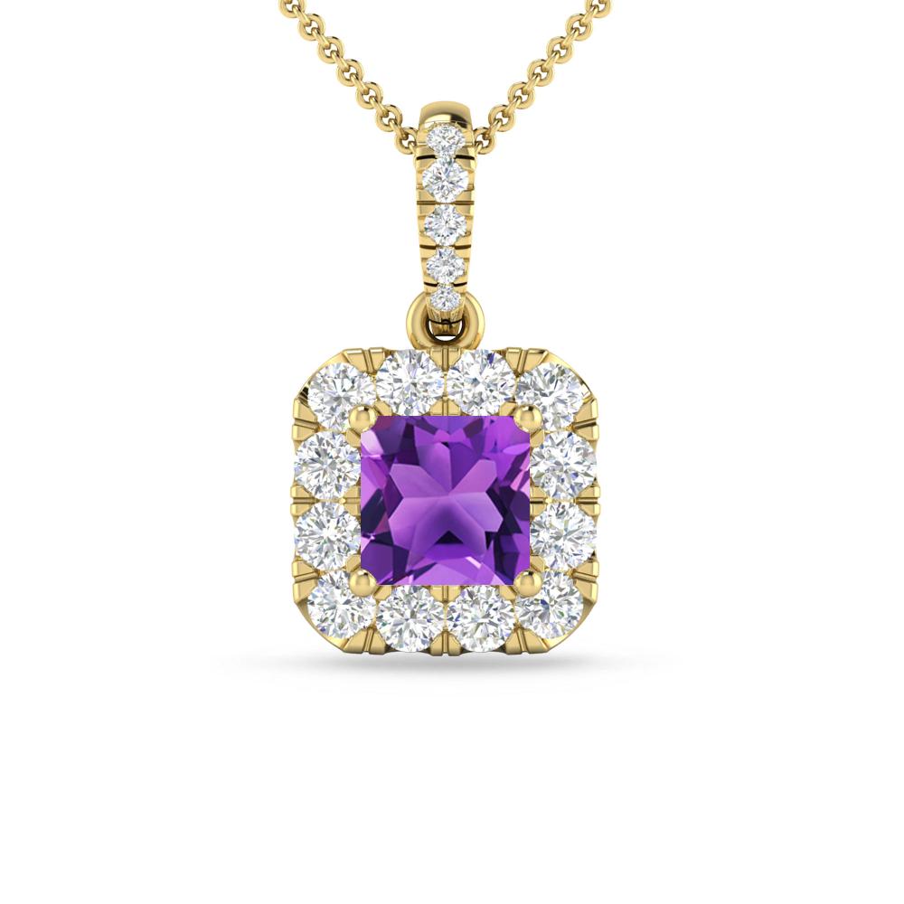 Yellow Gold - Amethyst