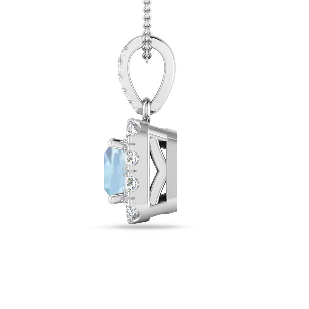 White Gold - Aquamarine
