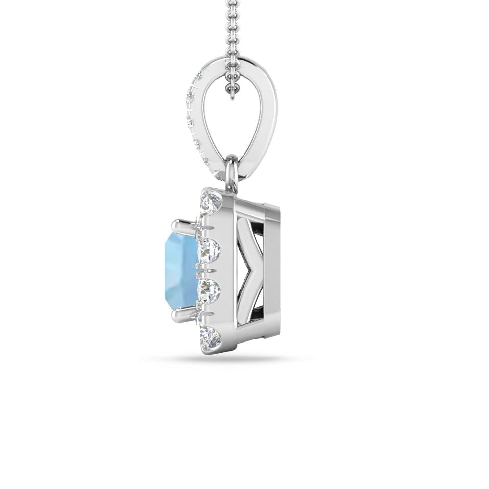 White Gold - Aquamarine