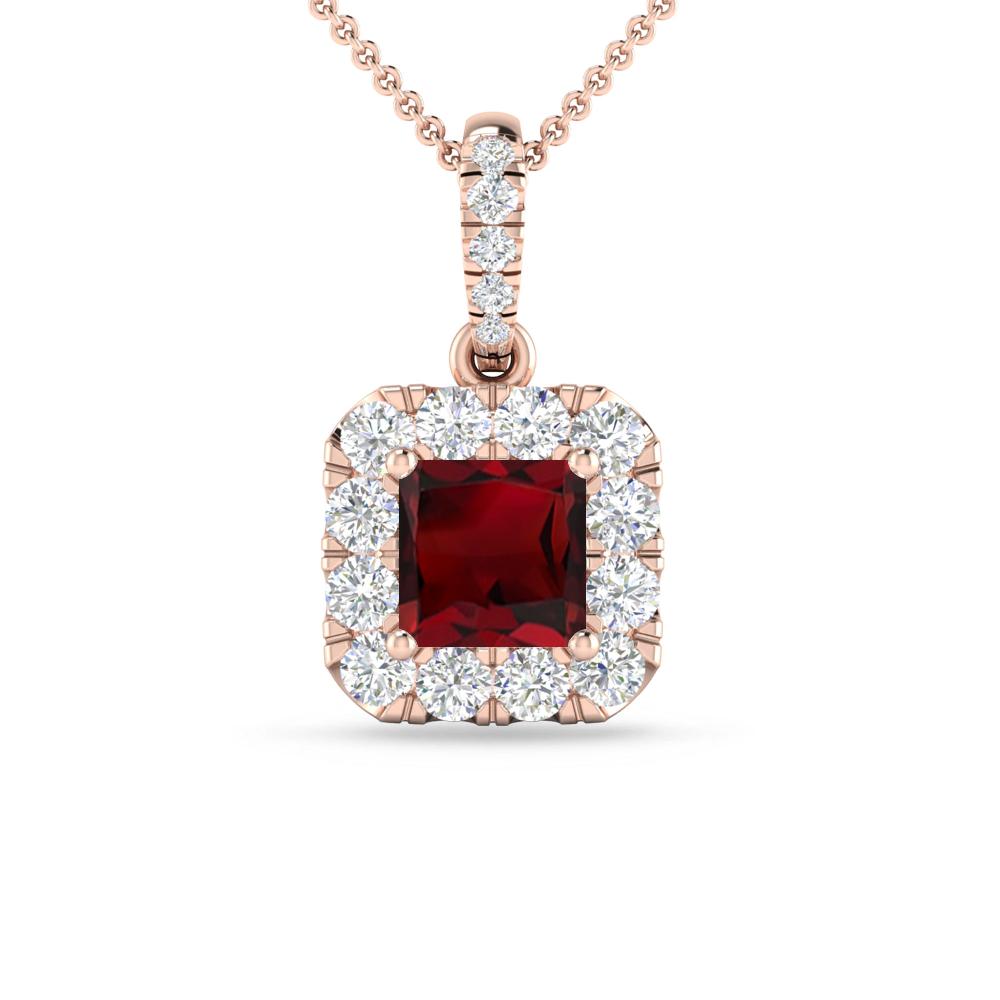 Rose Gold - Garnet