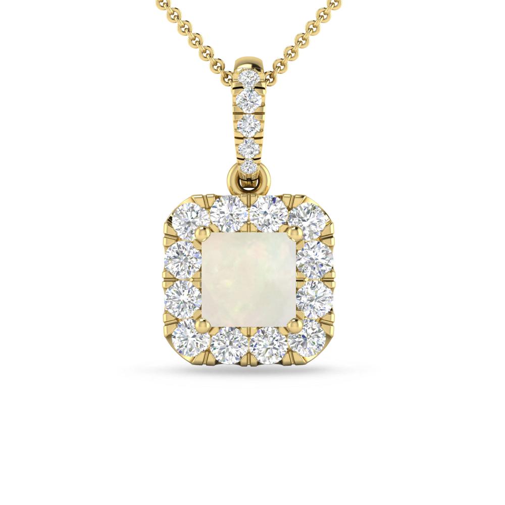 Yellow Gold - Opal