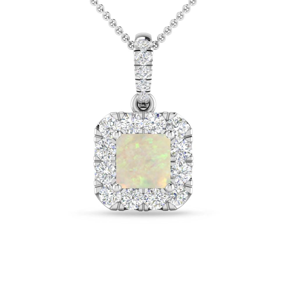 White Gold - Opal