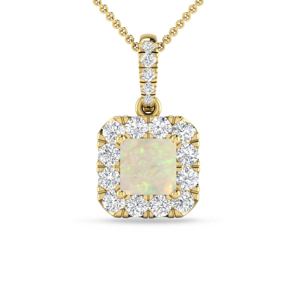 Yellow Gold - Opal