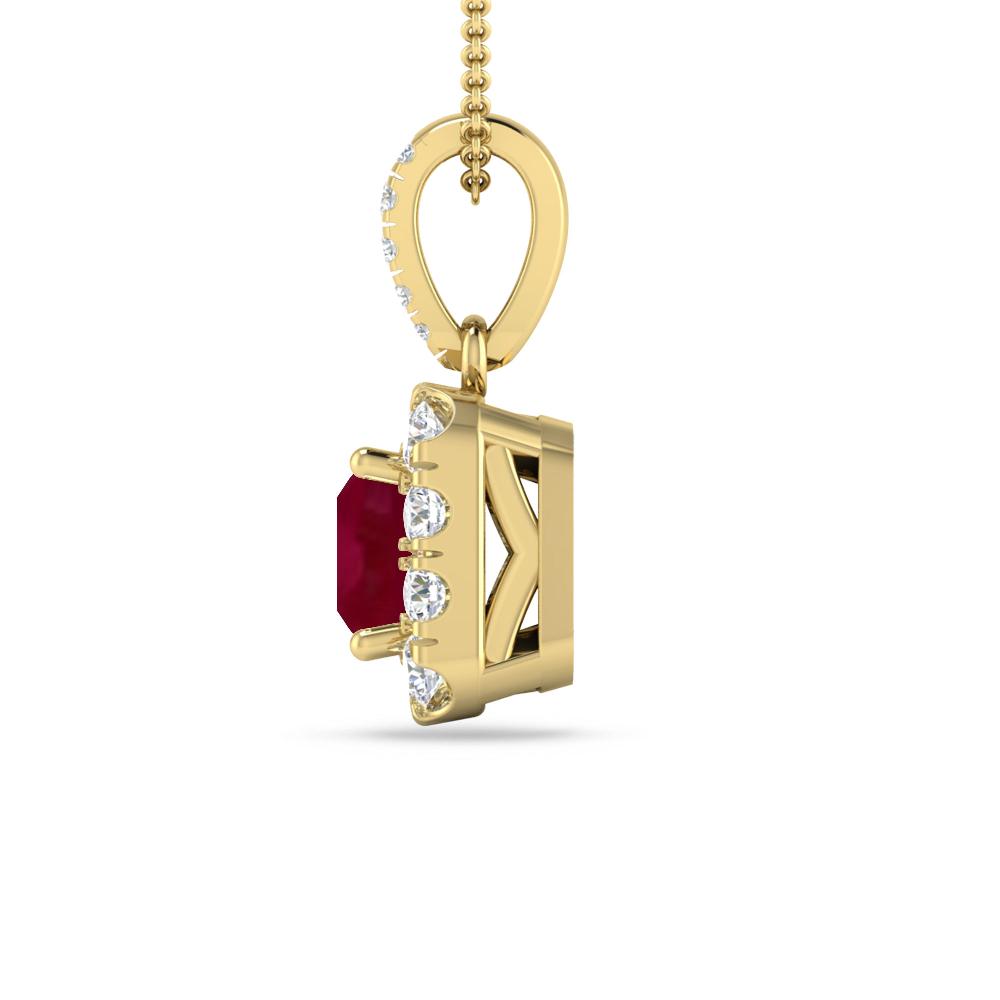 Yellow Gold - Ruby