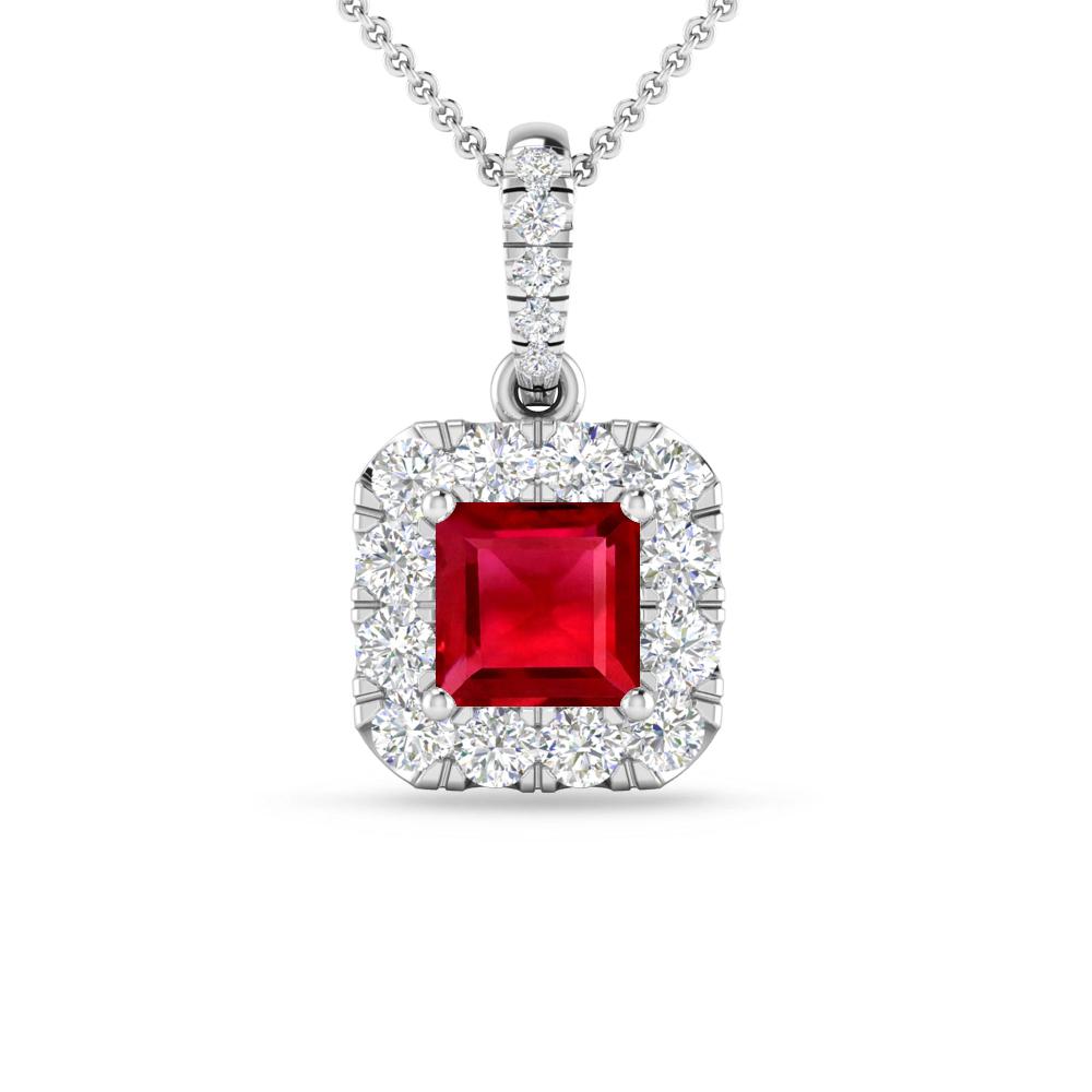 White Gold - Ruby