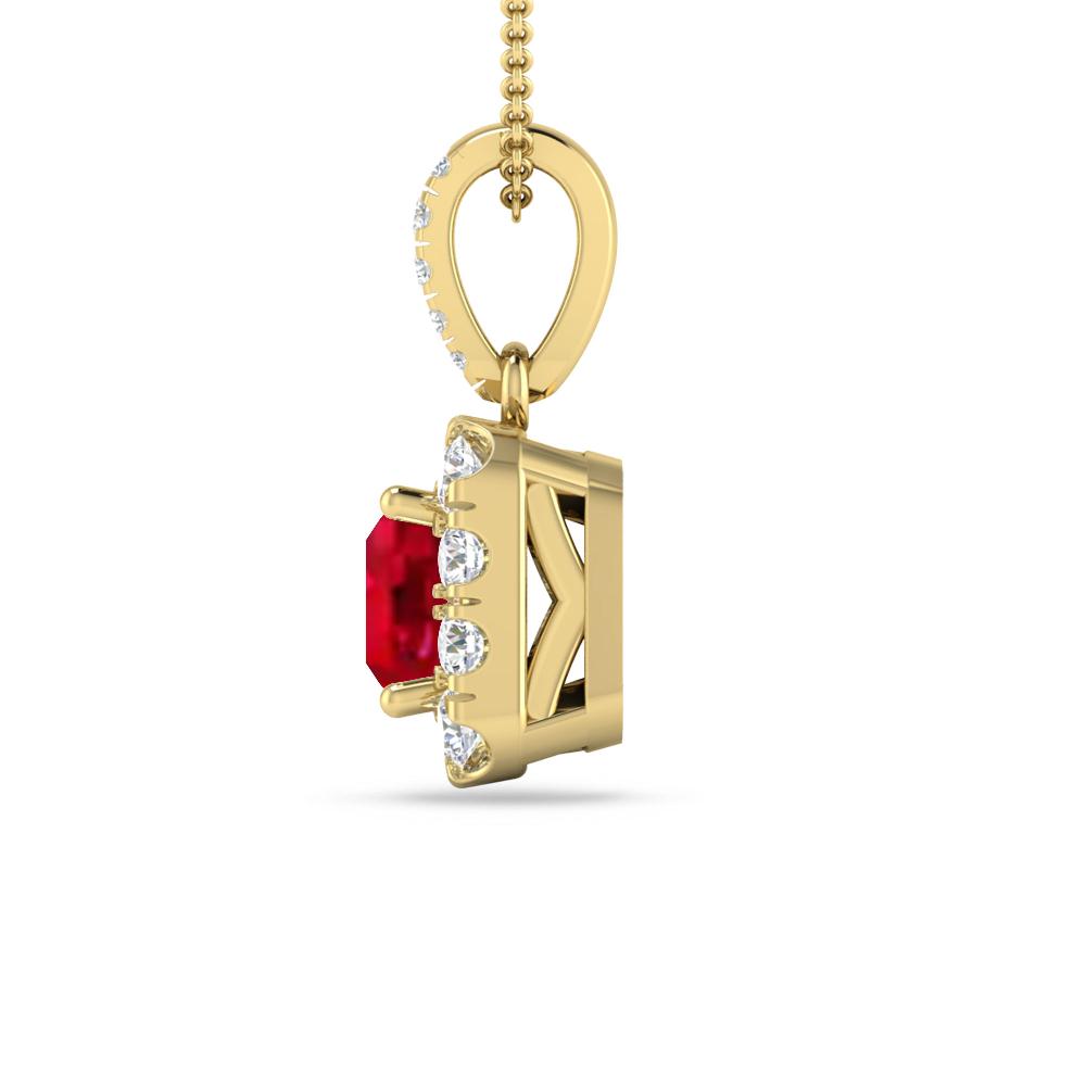 Yellow Gold - Ruby