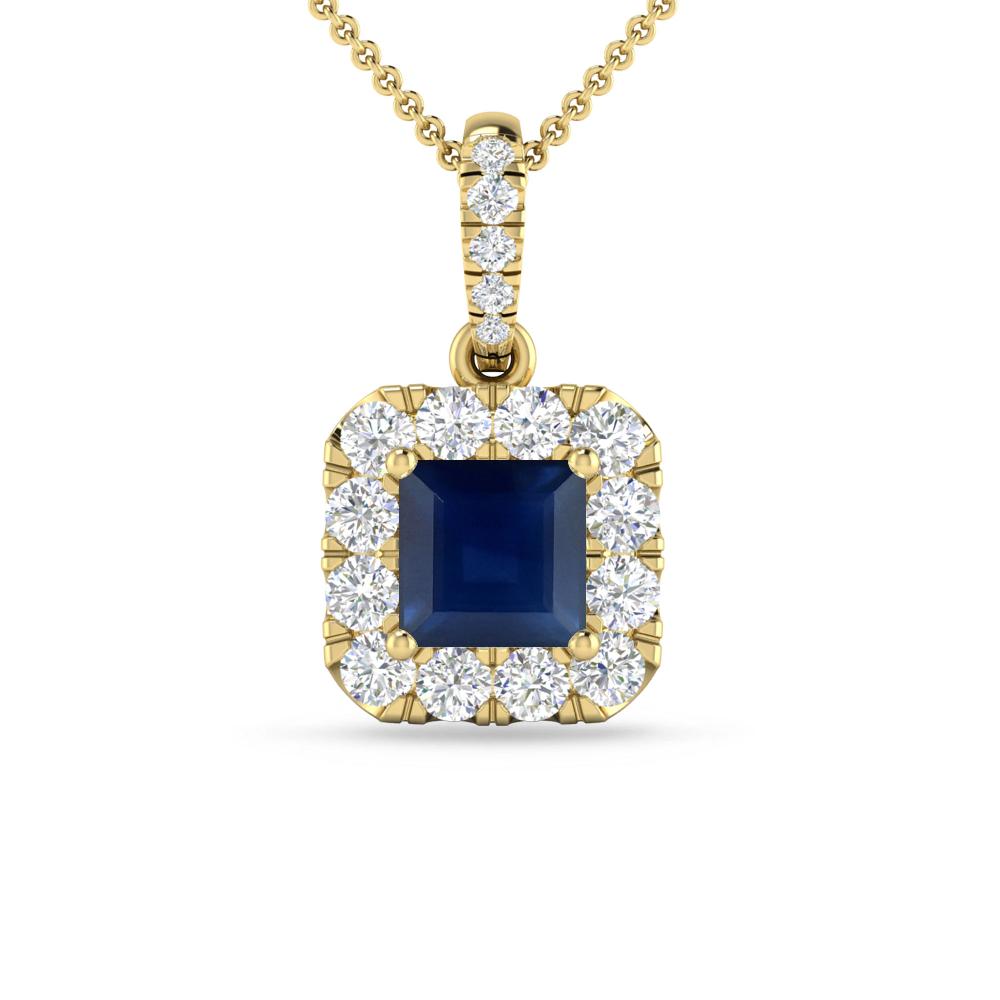 Yellow Gold - Sapphire