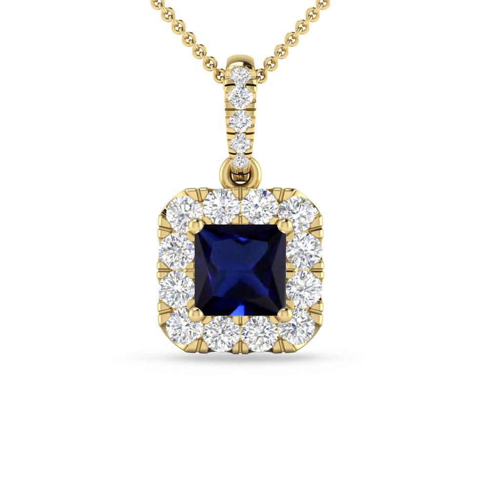 Yellow Gold - Sapphire